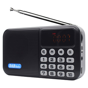 Máy Thu Sóng FM Radio Kỹ Thuật Số Mini DAB/DAB + Radio Di Động Loa BT/TF /USB Máy Nghe Nhạc MP3 - Product Image 1