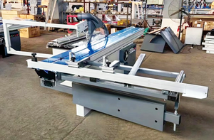 Travail du bois <span class=keywords><strong>menuiserie</strong></span> bois contreplaqué mélamine découpeuse 45 degrés verticale équerrage Table scie panneau coulissant scie Machine - Product Image 6