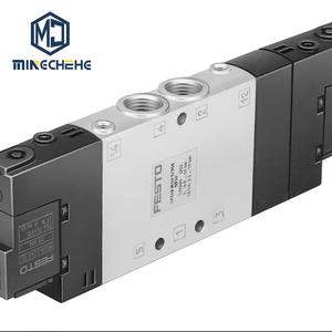 Vanne solénoïde pneumatique CPE18-M1H-5/3E-1/4 CPE18-M1H-5/3ES-1/4 CPE18-M1H-5/3G-1/4, vanne à double bobine 5/3 voies pour applications industrielles et automobiles - Product Image 1