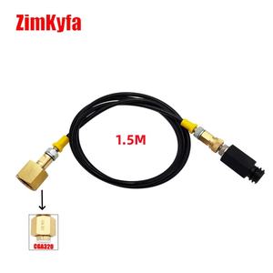 Kit Adaptador de Manguera Externa Soda Stream Maker Club CGA320 W21.8 para Tanque Grande de CO2, Desconexión Rápida, Manguera Microbore TPE de 1.5M, Herramientas Neumáticas - Product Image 5