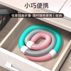 Flexible <b>Hula</b> <b>Hoop</b> Waist Trimmer For Women With Weight Macaron Colors PVC Material Folding Spring Design For <b>Fitness</b> Body - Product Image 5