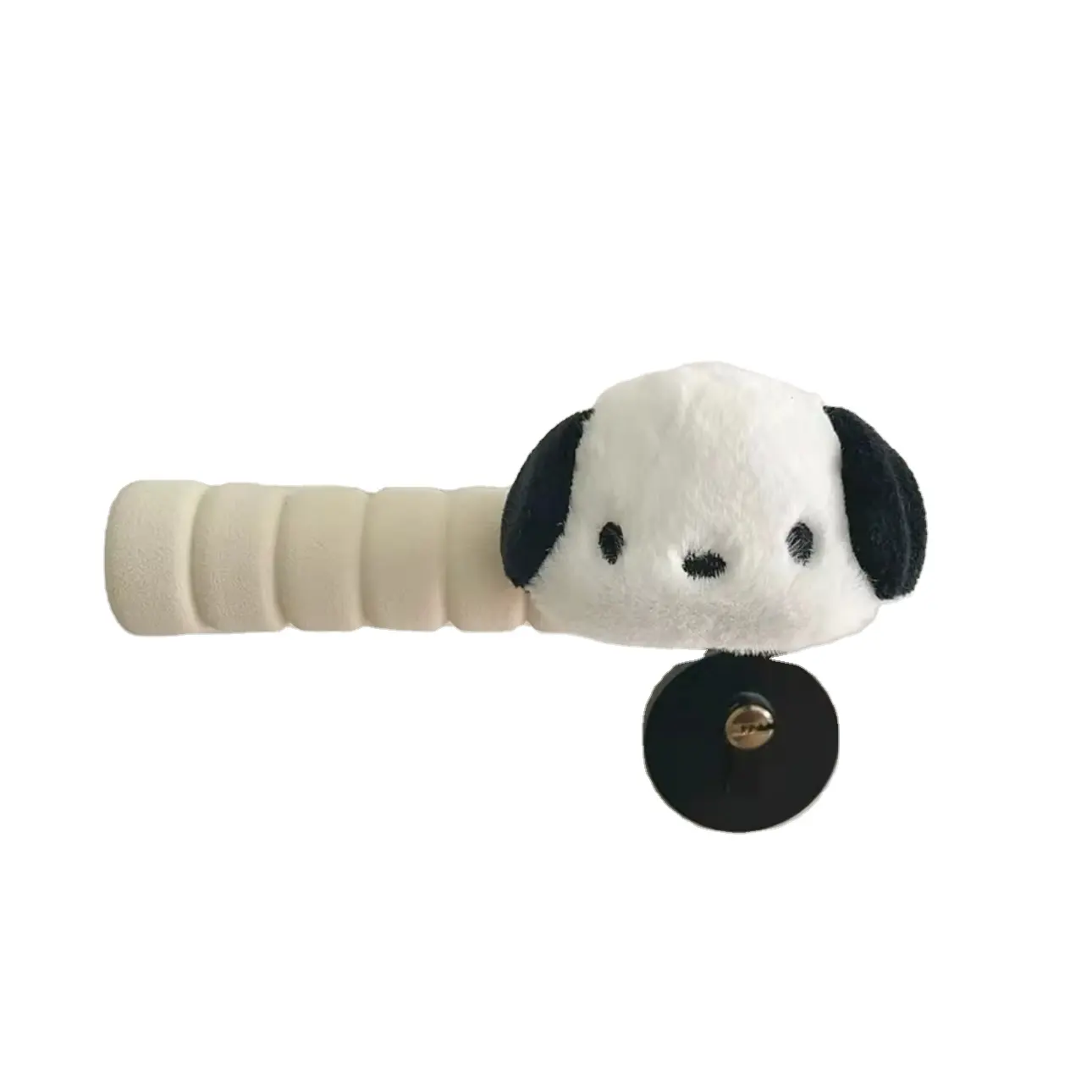 Protector de perilla de puerta EVA antioxidante con lindo adorno, protector de manija de puerta de habitación de niños con juguete de peluche duradero