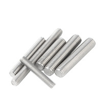Stainless Steel Threaded Rod Full - Thread Bar M2 M2.5 M3 M4 M5 M6 M8 M10 M12 M14 M16 M18 M20 Length 1m - 3m Threaded Rod