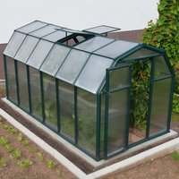 Serre verte extérieure de plain-pied de haute qualité petite serre en polycarbonate d'aluminium de mur pour la croissance des plantes
