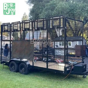 Remorque <span class=keywords><strong>Trampoline</strong></span> Jeu de basket-ball Route mobile Marche Dernière conception Enfants Parc d'attractions Extérieur Usine Dimensions Personnalisé - Product Image 2