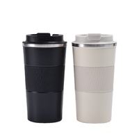 Tasses à café isothermes en acier inoxydable à double paroi, anti-fuite, avec logo personnalisé imprimé
