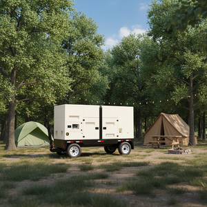 Generatore Diesel Silenzioso Portatile Mobile Cummins 10Kw 20Kw 25Kva 30Kva 50Kva 75Kva 100Kva 120Kva 150Kva - Produttore - Product Image 2