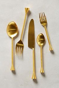 Ensemble de couverts en métal faits à la main de luxe pour une table élégante et une collection de vaisselle et de décoration pour hôtels et restaurants - Product Image 5