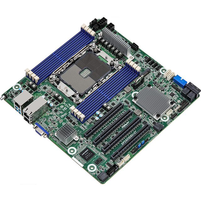 ASRock Rack SPC621D8U-2T Server Motherboard Supports Intel Xeon Scalable DDR4 RDIMM 8 DIMMs PCIe4.0 M.2 Dual 10GbE LAN IPMI