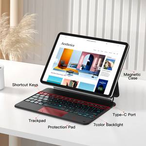 <span class=keywords><strong>Clavier</strong></span> magnétique portable avec pavé tactile et souris pour Samsung Galaxy Tab S10 Lite 10,9 pouces Magic Keyboard - Product Image 4