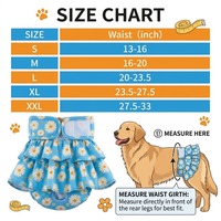 Popok Anjing yang Dapat Dicuci untuk Anjing Betina, Popok Anjing yang Dapat Digunakan Kembali dan Sangat Menyerap, Popok Anjing Betina yang Fleksibel dan Tahan Bocor.