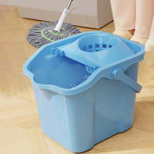 Seau à serpillière commercial avec essoreur latéral, seau à serpillière en <span class=keywords><strong>plastique</strong></span>, seau de nettoyage pour serpillière en <span class=keywords><strong>coton</strong></span> traditionnelle - Product Image 3
