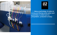 Nouvelle imprimante DTF à jet d'encre HJD avec tête Epson, garantie 1 an, fonctionnement automatique pour l'impression par transfert thermique sur film flexible/PET
