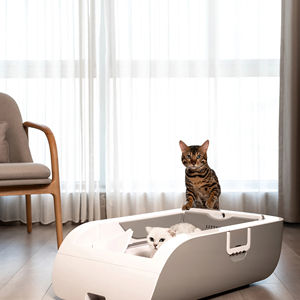 Slimme Zelfreinigende Kattenbak Automatisch Kattentoilet Met Anti-Pinch Sensor Automatische Ontgeuring Anti-Bacteriën - Product Image 1
