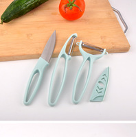 Ensemble d'éplucheurs de fruits en acier inoxydable, couteau d'éplucheurs de légumes, de choux, de carottes, de pommes de terre et de fruits