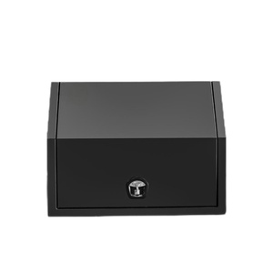 Auvent de camionnette portable en aluminium noir de 800 mm, type aile de mouette, étanche, verrouillable, léger, anti-poussière, capacité jusqu'à 1000 L, pour usage extérieur - Product Image 3
