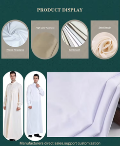 Venta al por mayor de ropa islámica de los hombres de manga larga de estilo marroquí <span class=keywords><strong>Kaftan</strong></span> superventas Monzón Jubba adultos al por mayor vestidos musulmanes - Product Image 3