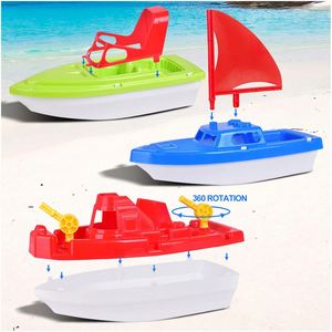 Nouveauté 2025 : Bateaux de bain pour tout-petits, piscine pour enfants, jouets aquatiques en plastique pour les tout-petits de 1 à 3 ans - Product Image 5