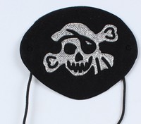 Masques décoratifs en feutre non tissé à motif crâne de pirate et croix osseuses pour enfants, idéaux pour les fêtes et spectacles - Vente en gros