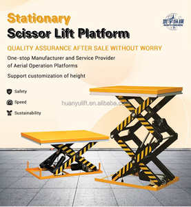Plataforma Elevadora de Tijera Hidráulica Estacionaria, Mesas Elevadoras Eléctricas Ajustables HUANYU LIFT en Venta - Product Image 2