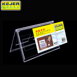 Giá Đỡ Bảng Hiệu <span class=keywords><strong>Acrylic</strong></span> Trong Suốt Giá Đỡ Bảng Tên Để Bàn Thẻ Giá Nhựa Thẻ Hiển Thị - Product Image 2