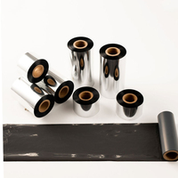 Ruban de transfert thermique en résine compatible CW812 pour l'impression d'étiquettes textiles en satin et nylon pour vêtements