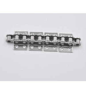 SS24A SS120 Stainless Steel Short Pitch Conveyor Chain with <b>Attachment</b> WA1&WA2&WK1&WK2 and Sprockets in Steel - Product Image 2