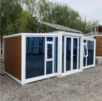 Maison préfabriquée de luxe sur mesure en conteneur extensible de 20 pieds ou 40 pieds avec chambre, salle de bain, cuisine, design moderne