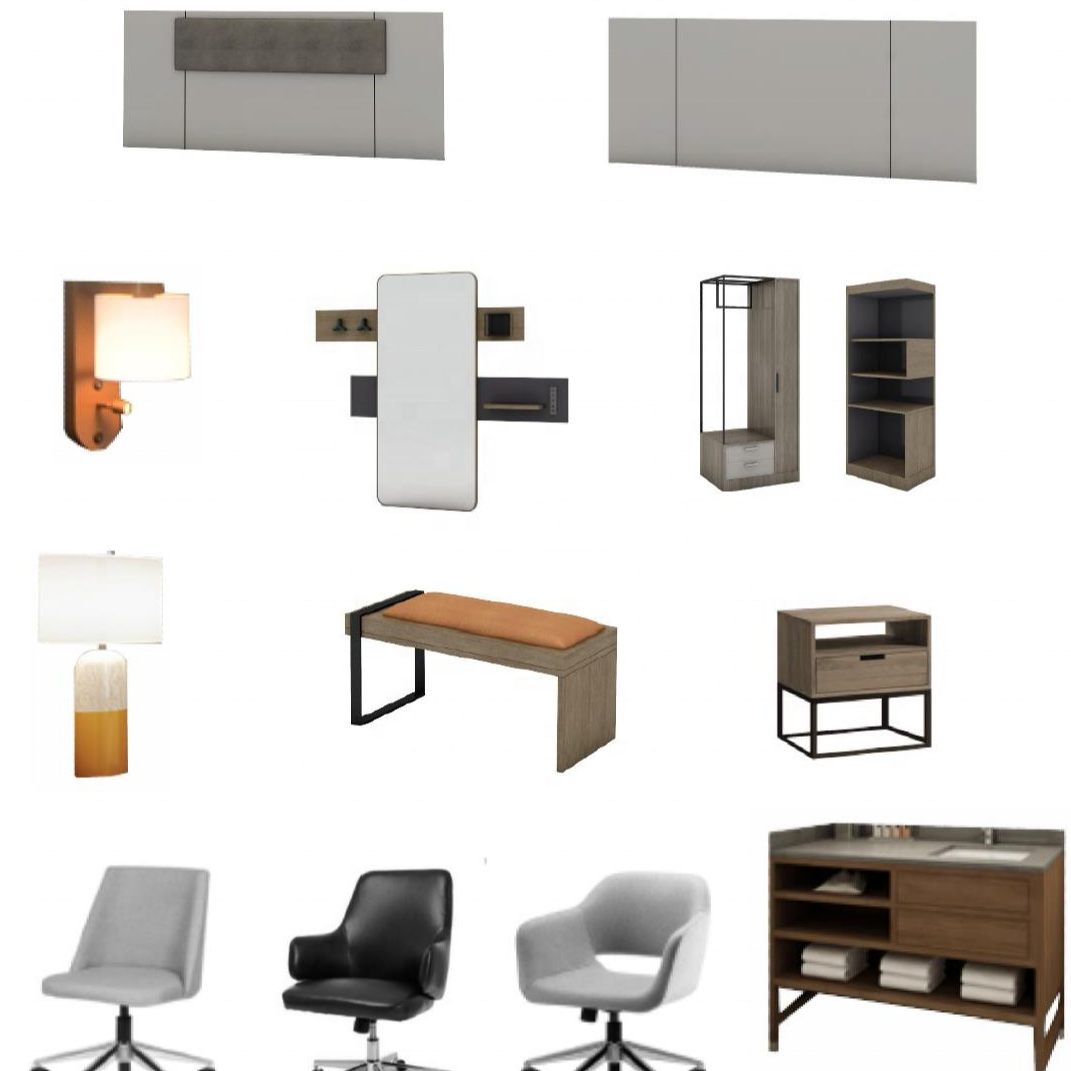 2022 новый дизайн, комфортная мебель для гостиниц Inn Suites Rise & Shine FF & E Casegoods мебель для спальни в отеле