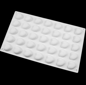 35 Cavity Heart Shape <b>Silicone</b> Mold For Chocolate Gummy Candy Soap Ice Cube Homemade <b>Baking</b> Making Kitchen Accessory - Product Image 5