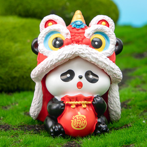 Yu Mo Lucky <b>Bear</b> Tuan Tuan Blind Box 6Pcs Set <b>Cute</b> Panda Dolls Desktop Decor Gift for Kids - Product Image 2