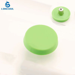 Kinder Slaapkamer Enkele Gat Kleine Siliconen Meubelen Rubber Plastic Ronde Vorm Lade Kleurrijke Knoppen - Product Image 1