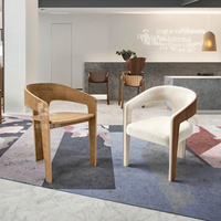 Fauteuil en bois moulé traditionnel en contreplaqué pour salle à manger, hall d'hôtel, zone de réception