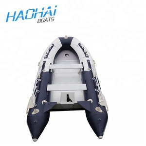 CE Certified High-Speed Electric Sport Yacht 3.6m Floor Inflatable Fishing Boat A360 6 Persons PVC Material - Product Image 1