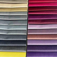 Home Deco Warp 148cm bébé visage couleur unie hollande velours tricoté rideau velours tissu pour chaise canapé meubles