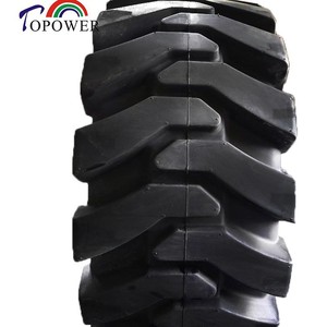 Neumático Sólido Topower 445/65-24 para Minicargadora y Plataforma de Trabajo Aérea, Diseño Diagonal con Orificios Laterales - Product Image 4