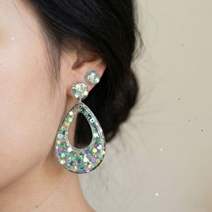 Lequ ชุดผงกลิตเตอร์เรืองแสง12สีสำหรับตกแต่งเล็บงานประดิษฐ์ทำมือ - Product Image 3