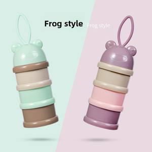 Boîte de rangement portable pour formule bébé compartiments divisés boîte de <span class=keywords><strong>lait</strong></span> en <span class=keywords><strong>poudre</strong></span> à trois couches étanche à la lumière - Product Image 3