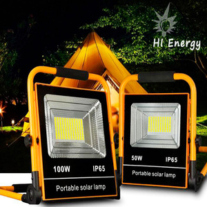 Lámpara Solar portátil HiEnergy para el hogar, granja, Campamento, lámpara Solar recargable con soporte, lámpara de Camping de carga Solar - Product Image 1