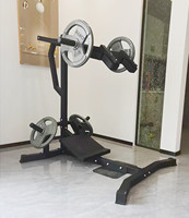 ZYFIT : Appareil de squat, machine de musculation commerciale et domestique, machine de levage de poids lourd pour les hanches
