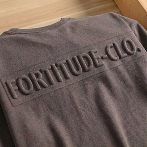 Camiseta TKAN534 Personalizada de Alta Calidad con Estampado 3D en Relieve, Camiseta de Algodón Extra Grande con Logotipo Gráfico en Relieve para Hombre, Estilo Casual - Product Image 6