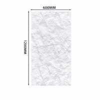 Panneau décoratif souple en polystyrène imperméable, modèle roche, brique murale extérieure flexible, moderne, ignifuge, insonorisant, motif étoile