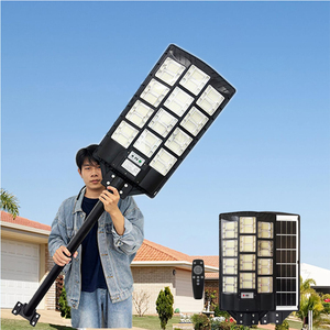 Faro Stradale <span class=keywords><strong>Solare</strong></span> Integrato 1000W 2000W 3000W da <span class=keywords><strong>Esterno</strong></span> Impermeabile IP67 Lampione a <span class=keywords><strong>LED</strong></span> <span class=keywords><strong>Solare</strong></span> Tutto in Uno - Product Image 1