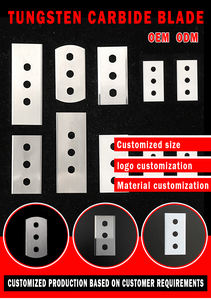 Mydp सिरेमिक फिल्म टेप टंगस्टन स्टील तीन-छेद औद्योगिक ब्लेड गैर बुना तांबा एल्यूमीनियम पन्नी 6 महीने की वारंटी - Product Image 2