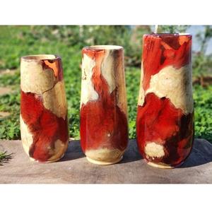 Macetas Versátiles y Duraderas de Resina y Madera para Plantas, Perfectas para Plantas de Flores, Hierbas y Suculentas - Product Image 1