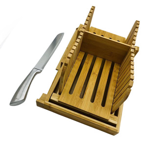 ชั้นวางหั่นขนมปังไม้ไผ่แบบพับได้ ดีไซน์เรียบง่ายทันสมัย - Product Image 5