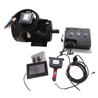 Kit moteur marin CC sans balais haute puissance 7 kW 48 V 1500 tr/min (inclut moteur, contrôleur et encodeur rotatif) avec écran d'affichage