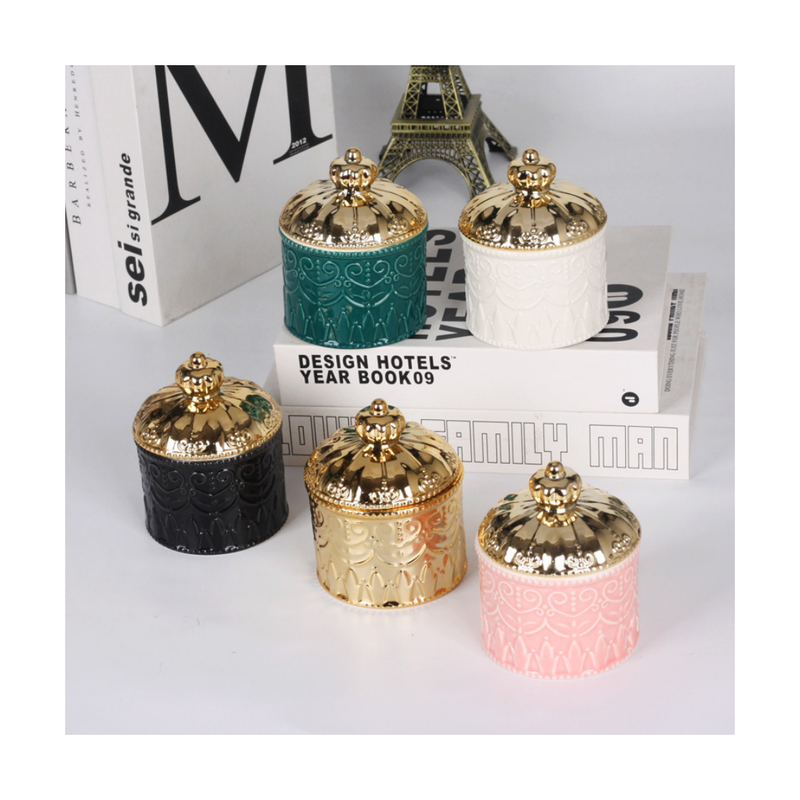 Luxury Ceramic Storage Boxes holders Home