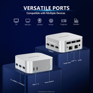 Mini PC Baru SSD Intel N95 N150 12GB/16GB LPDDR5 WiFi6 BT5.2 Type-C DP 4K USB3.2 RJ45 dengan Windows 11 <span class=keywords><strong>Pro</strong></span>/Linux - Product Image 2