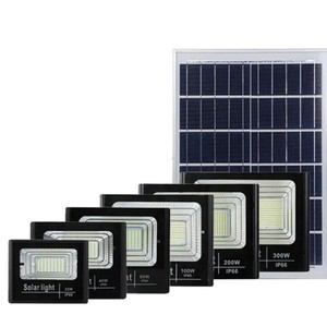 Đèn pha năng lượng mặt trời tích hợp LED 200W độ sáng cao, chống nước IP67, chất liệu nhôm, dùng ngoài trời - Product Image 1